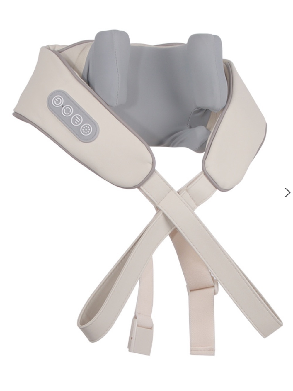 Neck and Shoulder Massager in Beige and Light Gray NWOT